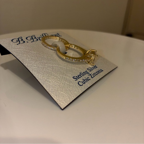 Princess -Cut 3ct Lab MadeWedding Bridal Ring with Pavé Band Set Gold Plated - Picture 8 of 10